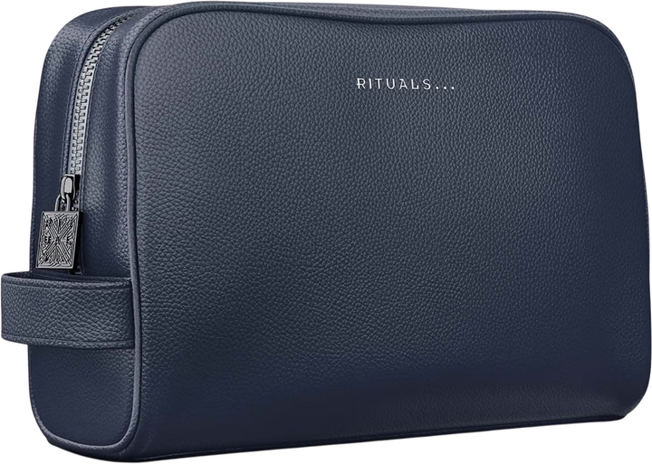 Zestaw Rituals Homme L Żel-pianka pod prysznic 50 ml + Szampon 70 ml + Antyperspirant w sprayu 50 ml + Żel-krem do twarzy 20 ml + Serum do twarzy 20 ml + Woda perfumowana 15 ml + Kosmetyczka (8719134208580) - obraz 2