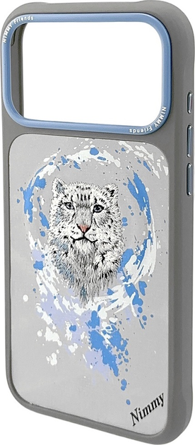 Etui plecki Nimmy Pantera MagSafe do iPhone 17 Pro Max Light Grey (6971080315879) - obraz 2