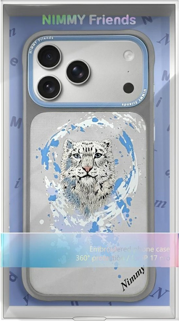 Etui plecki Nimmy Pantera MagSafe do iPhone 17 Pro Max Light Grey (6971080315879) - obraz 6