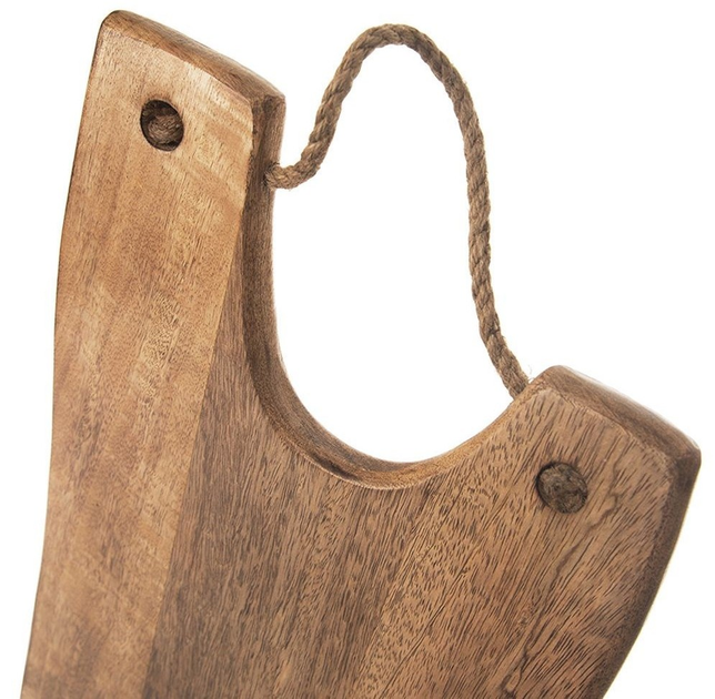 Дошка для нарізання та сервірування Orion Mango дерев’яна Коричнева 40.5 x 28 см (8592381188672) - зображення 4