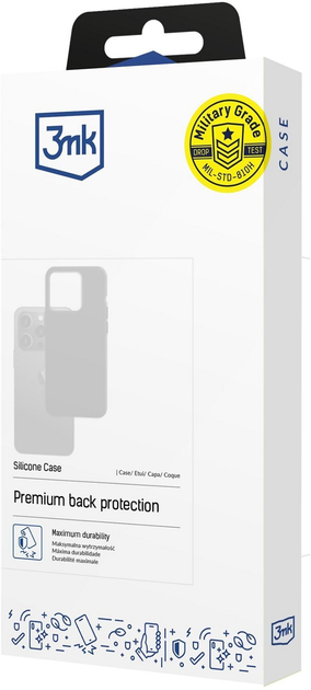 Панель 3MK Silicone Case для Samsung Galaxy S25 Edge Black (5903108651875) - зображення 5