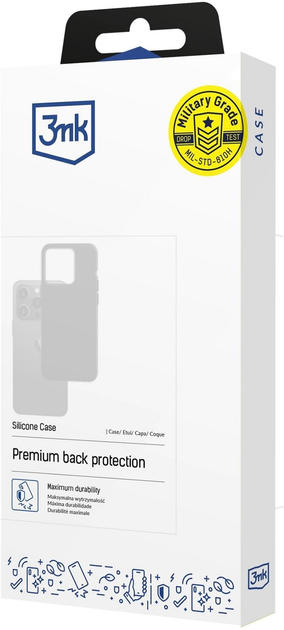 Etui 3MK Silicone Case do Samsung Galaxy S25 Ultra Black (5903108628730) - obraz 6