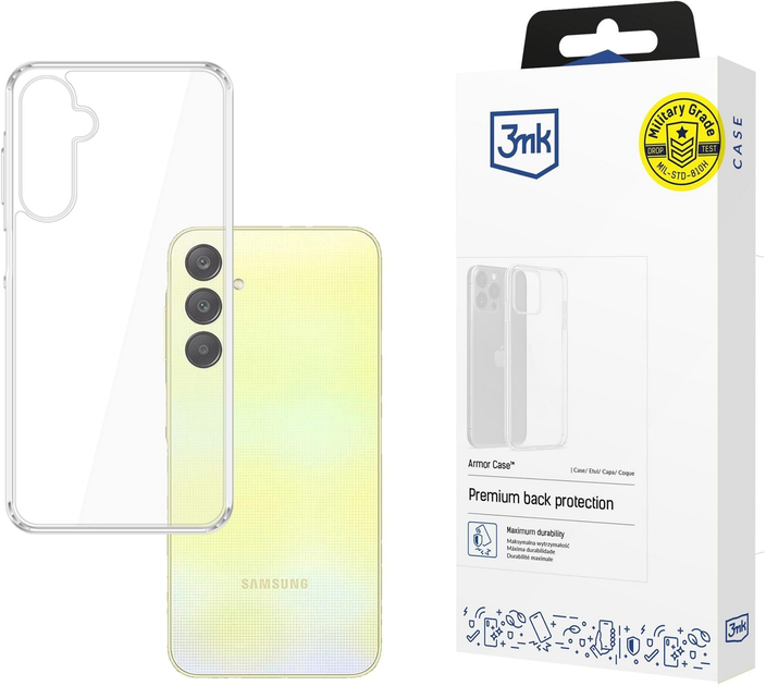 Etui 3MK Armor Case do Samsung Galaxy A26 Transparent (5903108635783) - obraz 2
