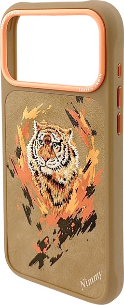 Панель Nimmy Tiger MagSafe для iPhone 17 Pro Light Brown (6971080316067) - зображення 2