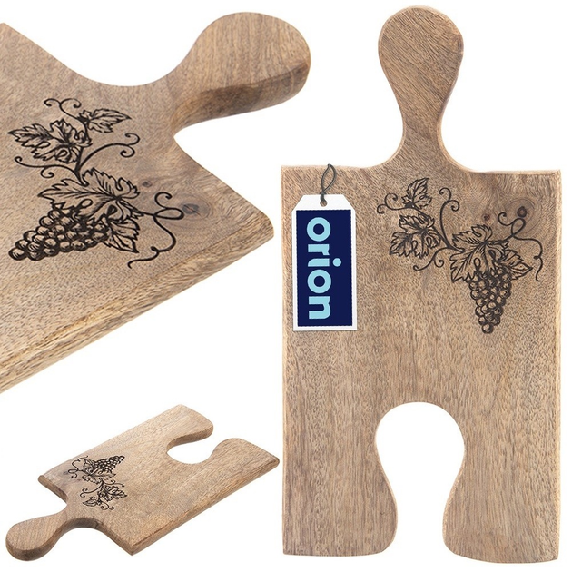 Дошка для нарізання та сервірування Orion Mango дерев’яна Коричнева 29.5 x 15 см (8592381201135) - зображення 6