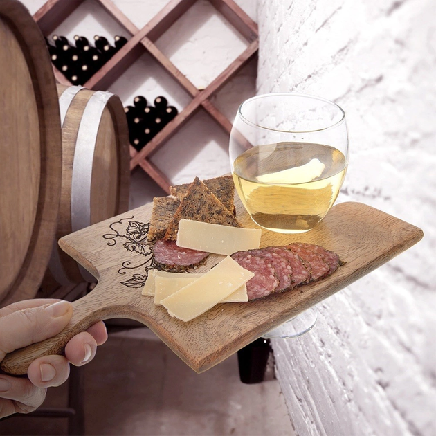 Дошка для нарізання та сервірування Orion Mango дерев’яна Коричнева 29.5 x 15 см (8592381201135) - зображення 8