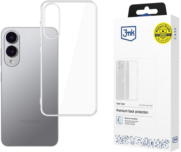 Etui 3MK Clear Case do Samsung Galaxy S25 Edge Transparent (5903108643542) - obraz 4