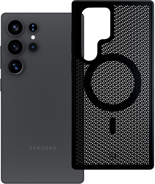 Etui 3MK COOLing MagCase do Samsung Galaxy S25 Ultra Black (5903108628983) - obraz 1