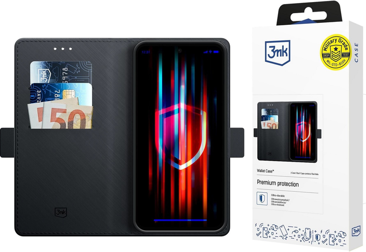 Чохол-книжка 3MK Wallet Case для Samsung Galaxy S25 FE Black (5903108673730) - зображення 9