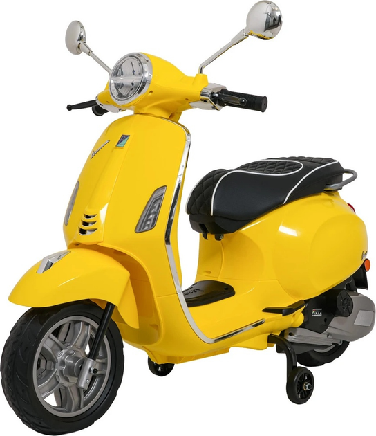 Skuter elektryczny dla dzieci Vespa Roma Żolty (5903864984668) - obraz 1
