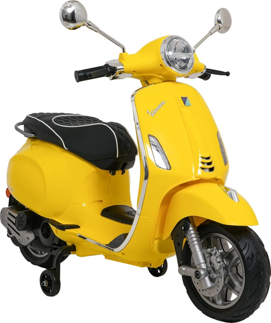 Skuter elektryczny dla dzieci Vespa Roma Żolty (5903864984668) - obraz 3