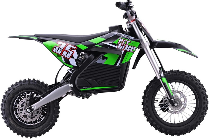 Електричний мотоцикл для дітей Pit Bike Зелений (5903864984187) - зображення 5