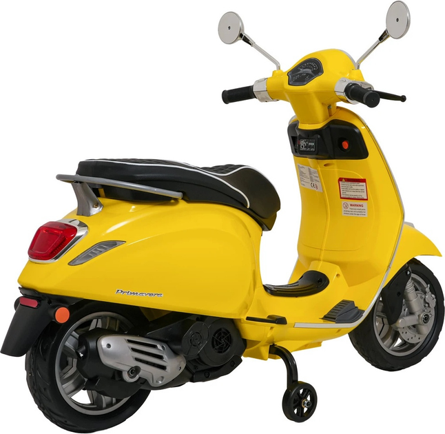 Skuter elektryczny dla dzieci Vespa Roma Żolty (5903864984668) - obraz 6