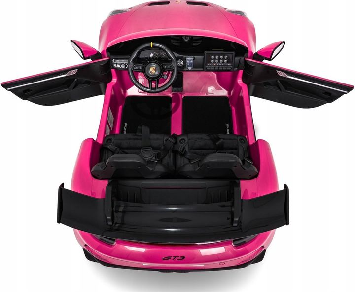 Електричний автомобіль для дітей Porsche 911 GT3 MP4 Рожевий (5903864985535) - зображення 8