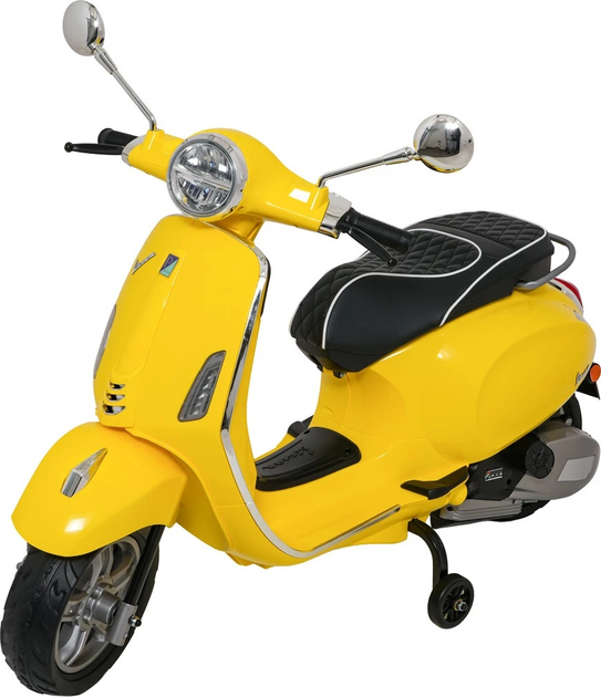 Skuter elektryczny dla dzieci Vespa Roma Żolty (5903864984668) - obraz 7