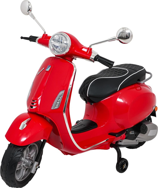 Skuter elektryczny dla dzieci Vespa Roma Czerwony (5903864984682) - obraz 9