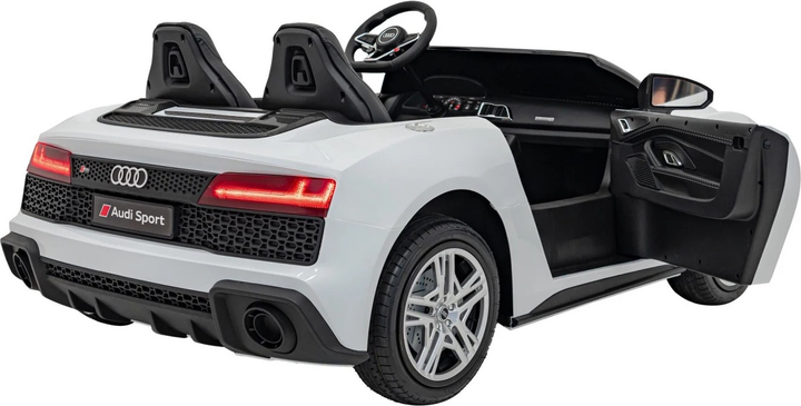 Електричний автомобіль для дітей Audi Spyder R8 Lift Білий (5903864944457) - зображення 7