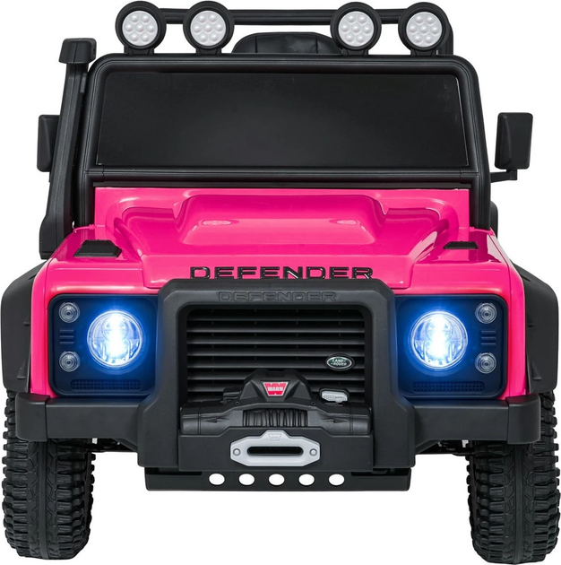 Електричний автомобіль для дітей Land Rover Defender 110 SVX Concept Рожевий (5903864984705) - зображення 2