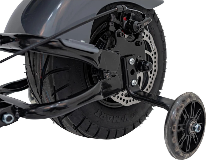 Електричний мотоцикл для дітей Chopper Warrior Сірий (5903864944549) - зображення 13