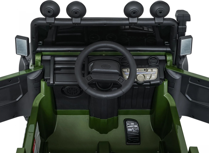 Електричний автомобіль для дітей Land Rover Defender 110 SVX Concept Зелений (5903864984699) - зображення 10