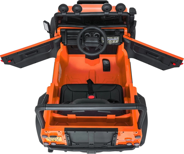 Електричний автомобіль для дітей Land Rover Defender 110 SVX Concept Помаранчевий (5903864984712) - зображення 9
