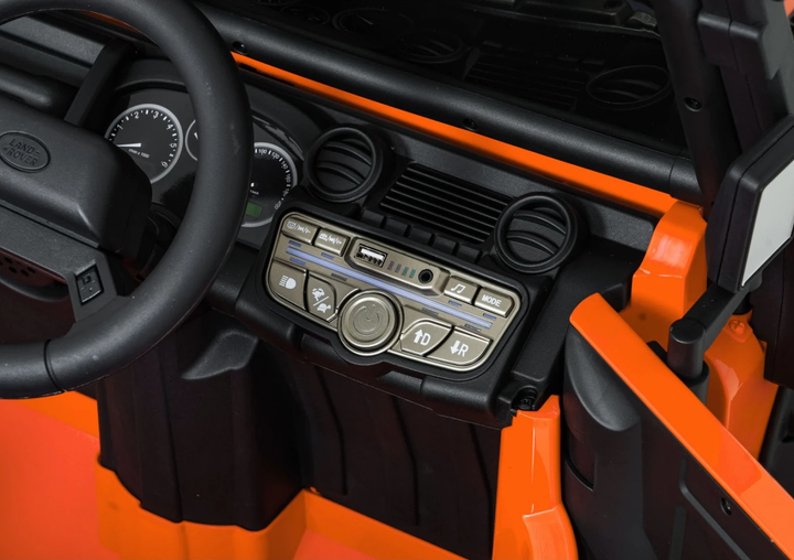 Електричний автомобіль для дітей Land Rover Defender 110 SVX Concept Помаранчевий (5903864984712) - зображення 12