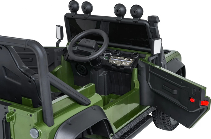 Електричний автомобіль для дітей Land Rover Defender 110 SVX Concept Зелений (5903864984699) - зображення 13