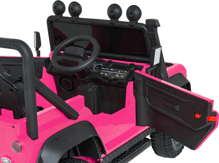 Електричний автомобіль для дітей Land Rover Defender 110 SVX Concept Рожевий (5903864984705) - зображення 17