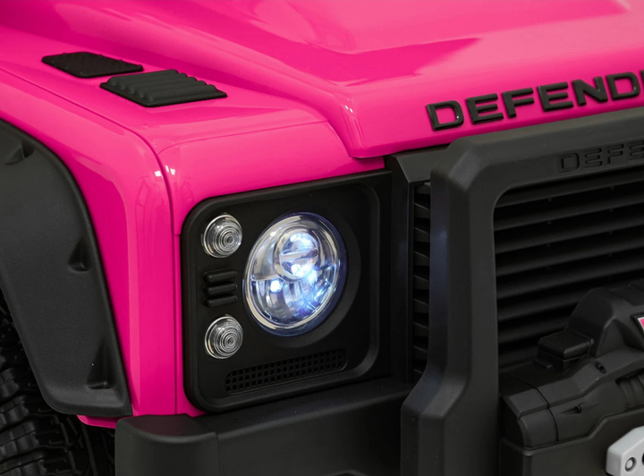 Електричний автомобіль для дітей Land Rover Defender 110 SVX Concept Рожевий (5903864984705) - зображення 18