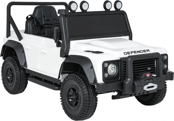 Електричний автомобіль для дітей Land Rover Defender 110 SVX Concept Білий (5903864984743) - зображення 3