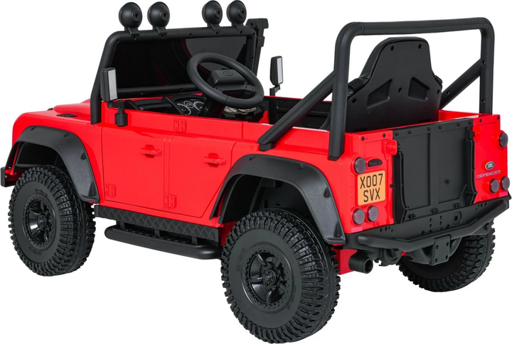 Електричний автомобіль для дітей Land Rover Defender 110 SVX Concept Червоний (5903864984736) - зображення 7