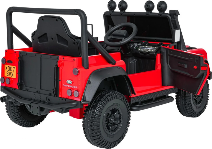 Електричний автомобіль для дітей Land Rover Defender 110 SVX Concept Червоний (5903864984736) - зображення 9