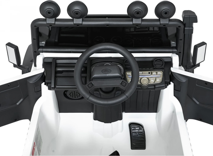 Електричний автомобіль для дітей Land Rover Defender 110 SVX Concept Білий (5903864984743) - зображення 11