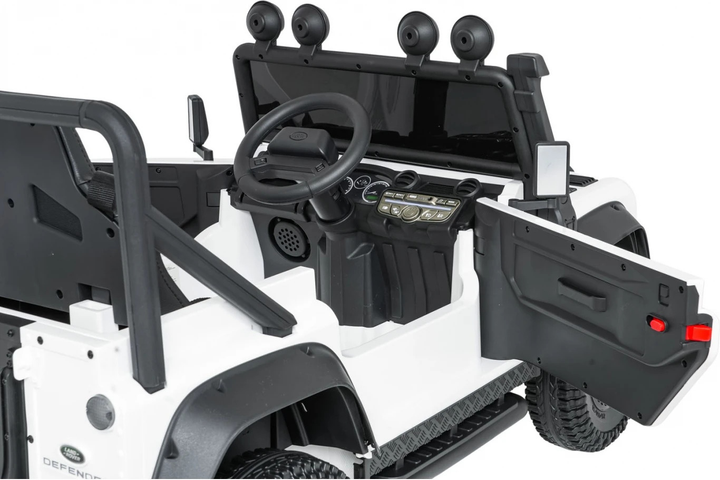 Електричний автомобіль для дітей Land Rover Defender 110 SVX Concept Білий (5903864984743) - зображення 15