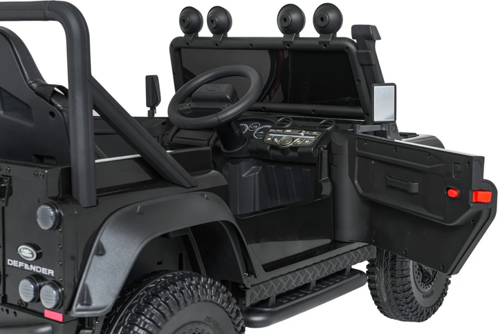Електричний автомобіль для дітей Land Rover Defender 110 SVX Concept Чорний (5903864984729) - зображення 16