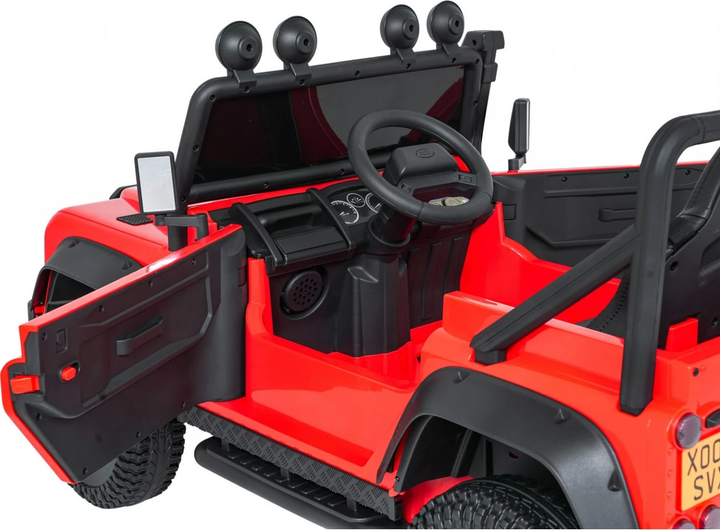 Електричний автомобіль для дітей Land Rover Defender 110 SVX Concept Червоний (5903864984736) - зображення 17