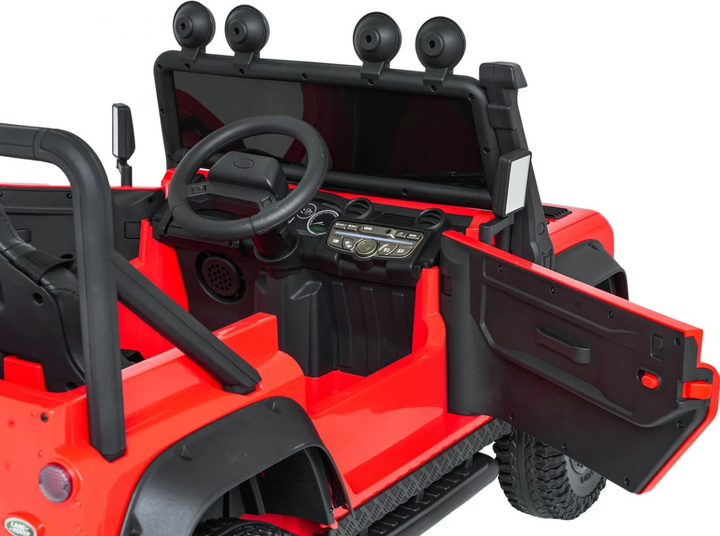 Електричний автомобіль для дітей Land Rover Defender 110 SVX Concept Червоний (5903864984736) - зображення 18
