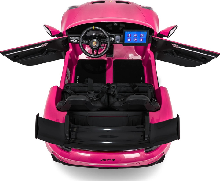 Електричний автомобіль для дітей Porsche 911 GT3 Strong MP4 Рожевий (5903864985450) - зображення 16