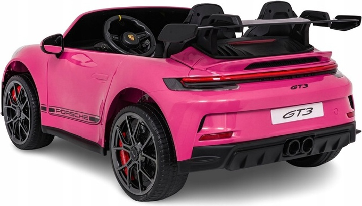 Електричний автомобіль для дітей Porsche 911 GT3 Strong Рожевий (5903864985498) - зображення 13