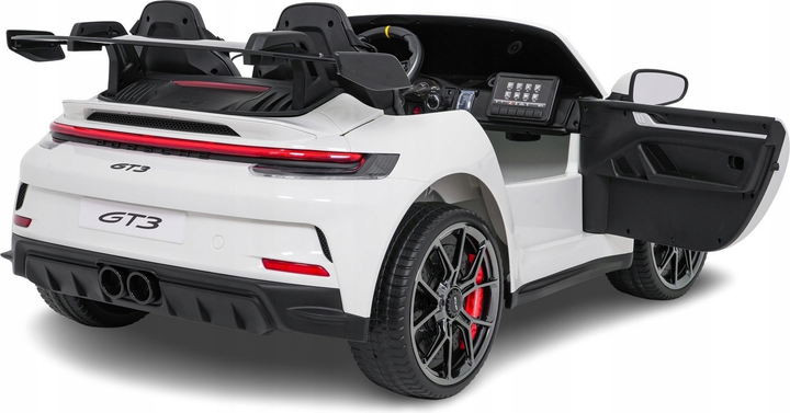 Електричний автомобіль для дітей Porsche 911 GT3 MP4 Білий (5903864985542) - зображення 6