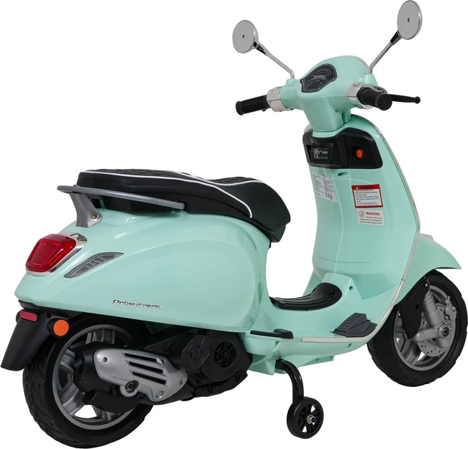 Електричний скутер для дітей Vespa Roma Зелений (5903864984651) - зображення 7