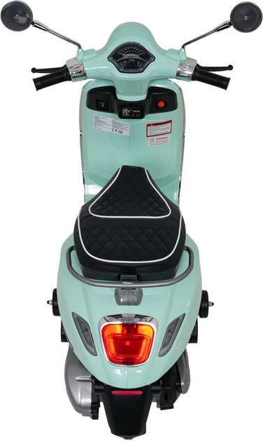 Електричний скутер для дітей Vespa Roma Зелений (5903864984651) - зображення 9