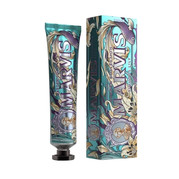 Зубна паста Marvis Sinuous Lily 75 мл - Фото 1 Зубна паста Marvis Sinuous Lily 75 мл - зображення 1