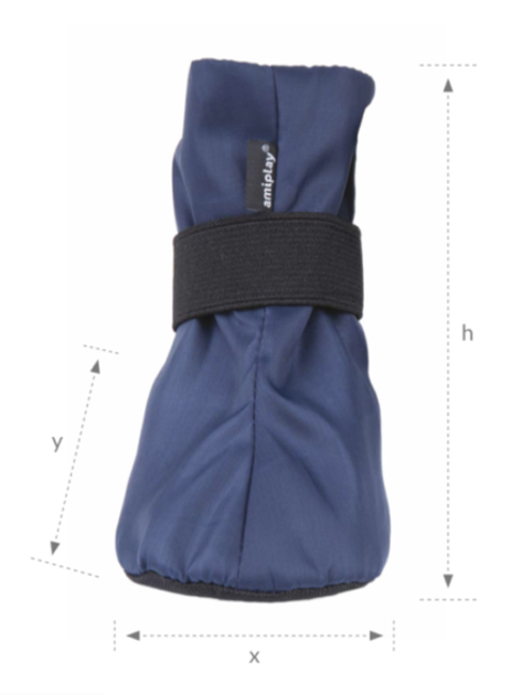 Buty dla psa Amiplay Bristol S Granatowy 2 szt (5907563272477) - obraz 2