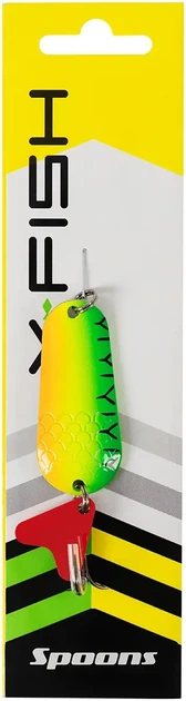 Блесна колеблющаяся X-Fish Godzilla 14g #05 Fire tiger - изображение 2