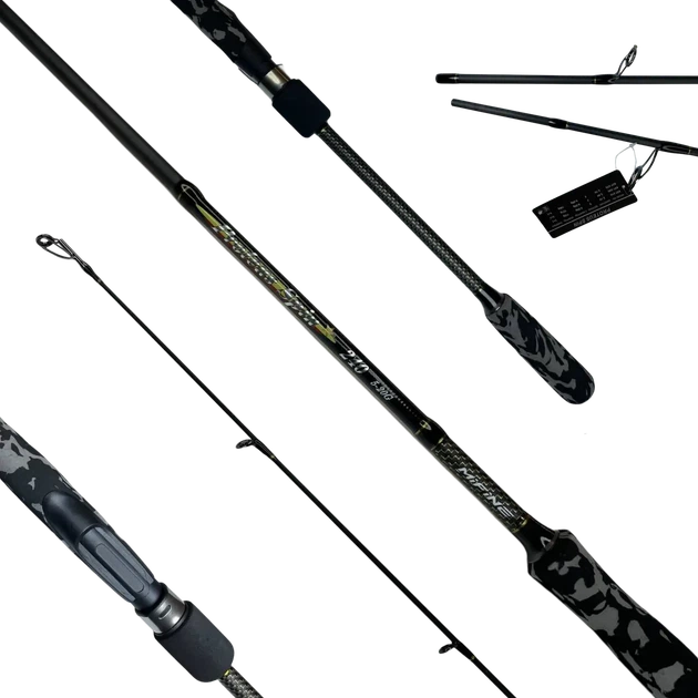 Спиннинговое удилище MiFiNe Proteus Spin 240 тест 5-20 г Carbon 2.4 м - изображение 3