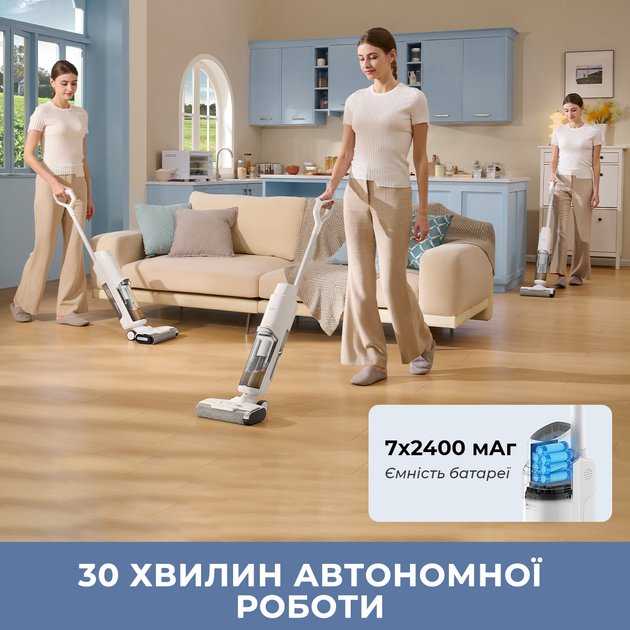 Бездротовий миючий пилосос MOVA K10 - зображення 4