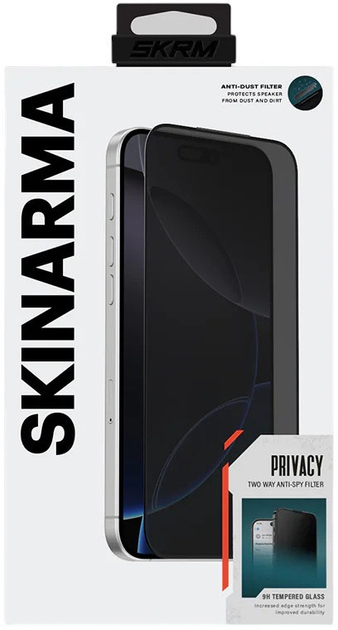 Szkło hartowane Skinarma Privacy do Apple iPhone 17 Pro Max (8886461248814) - obraz 3