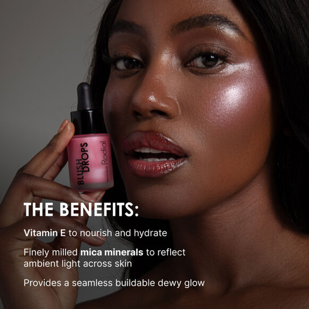 Рідкі рум'яна Rodial Blush Drops Frosted Pink 15 мл (5056217807180) - зображення 3