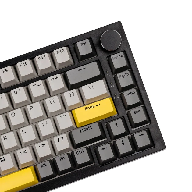 Ігрова клавіатура Ajazz AK820 Black-Yellow - изображение 7